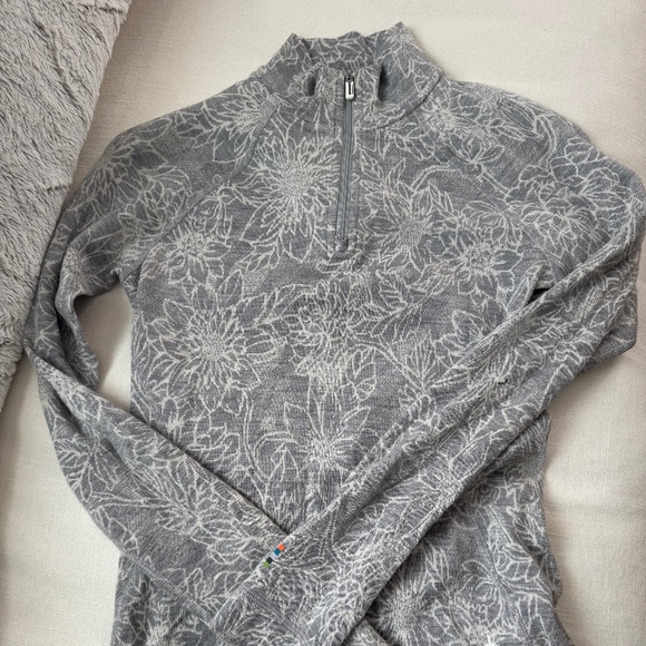Smartwool Merino Wool quarter Zip Top - Picture 1 of 5